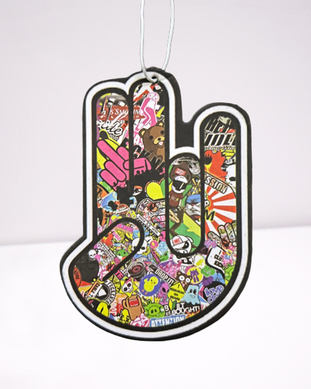 Sticker Bomb Hand - Air Freshener