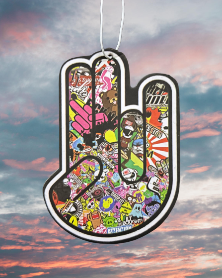 Sticker Bomb Hand - Air Freshener