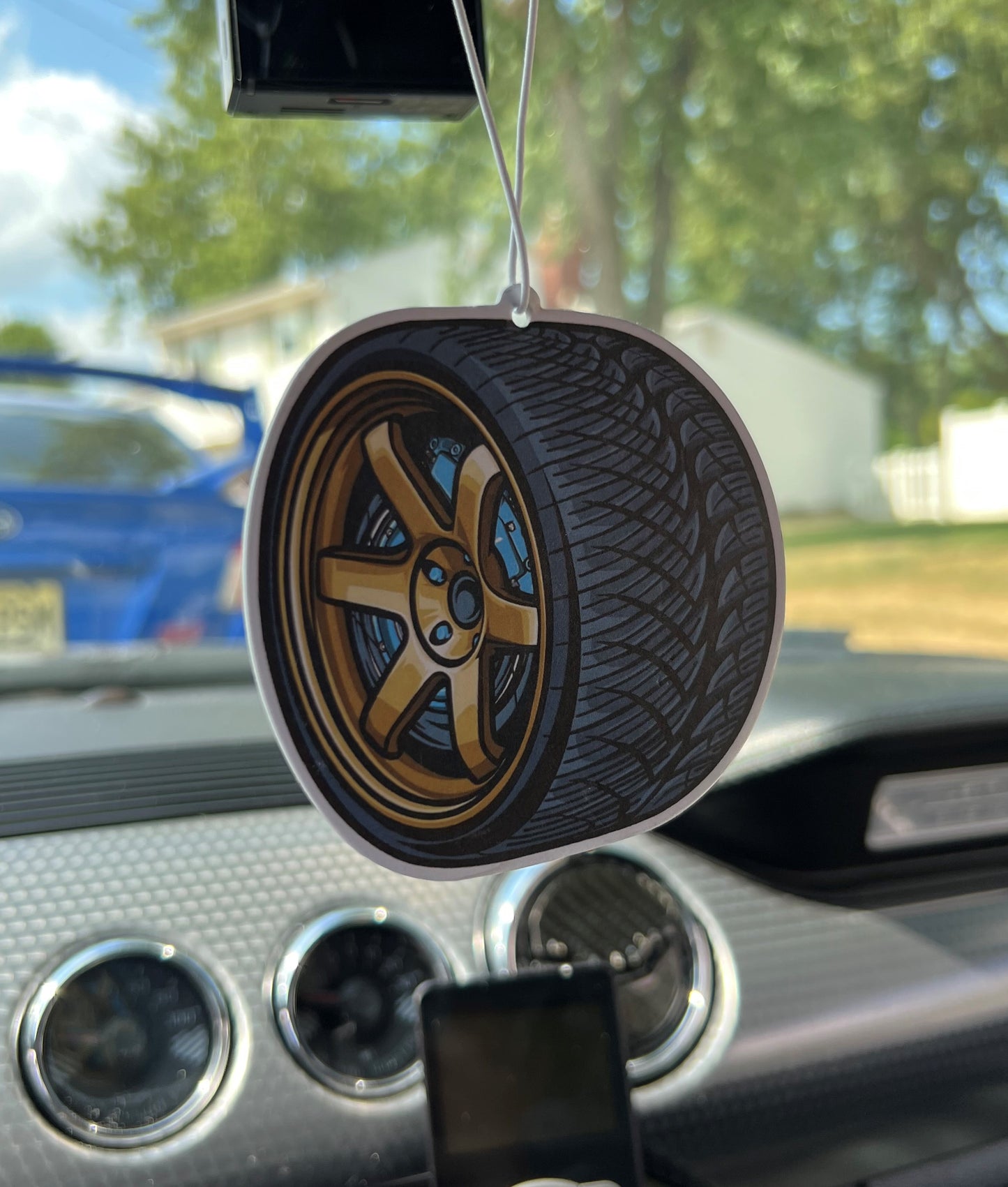 Gold Wheel - Air Freshener