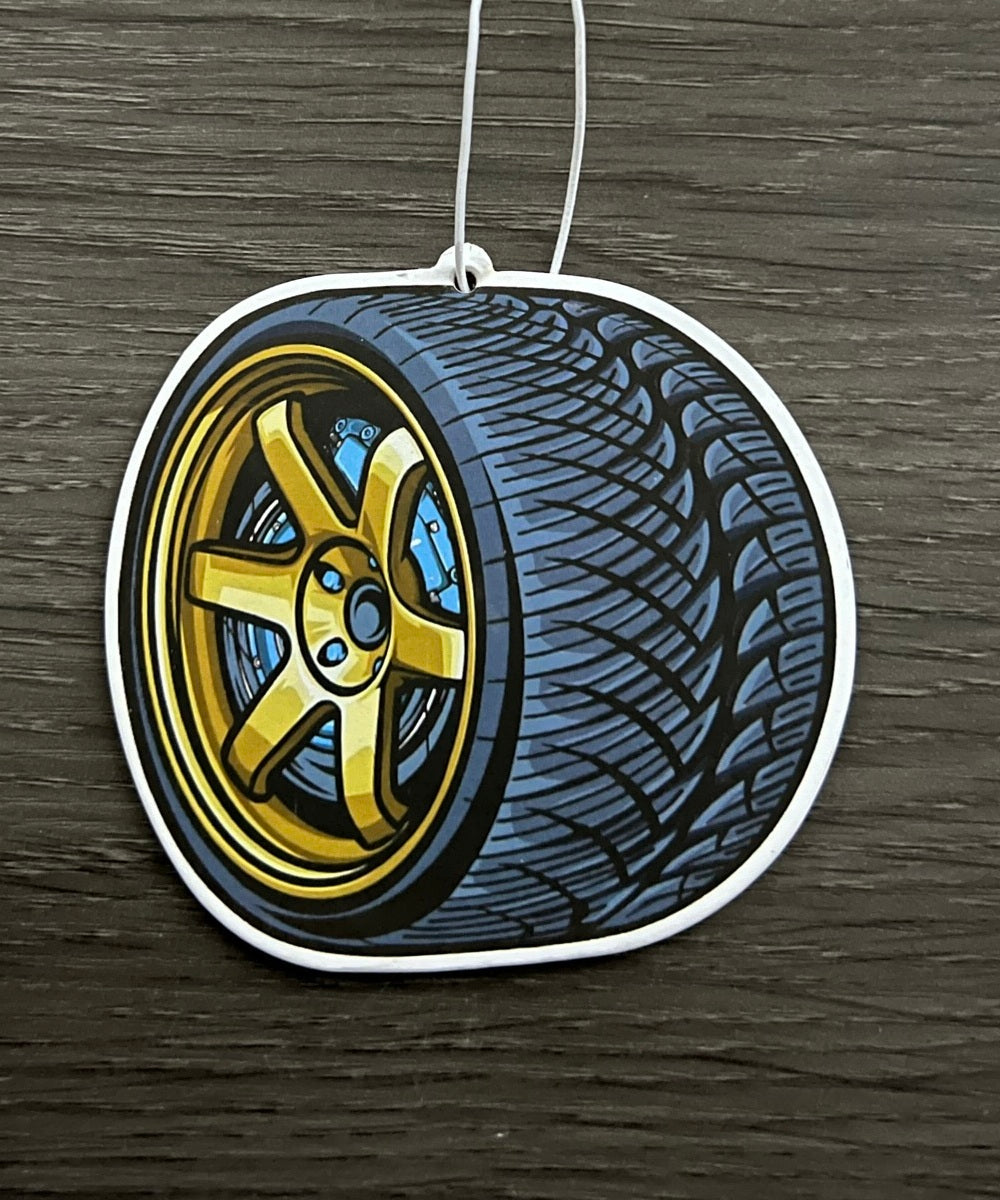 Gold Wheel - Air Freshener